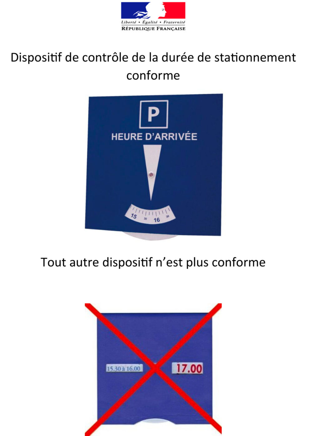 Stationnement en zone bleue à Villars-les-Dombes
